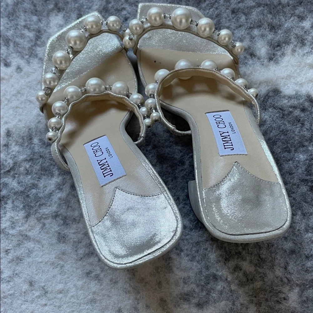 Jimmy Choo Amara Pearl Heels - Picture 14 of 17